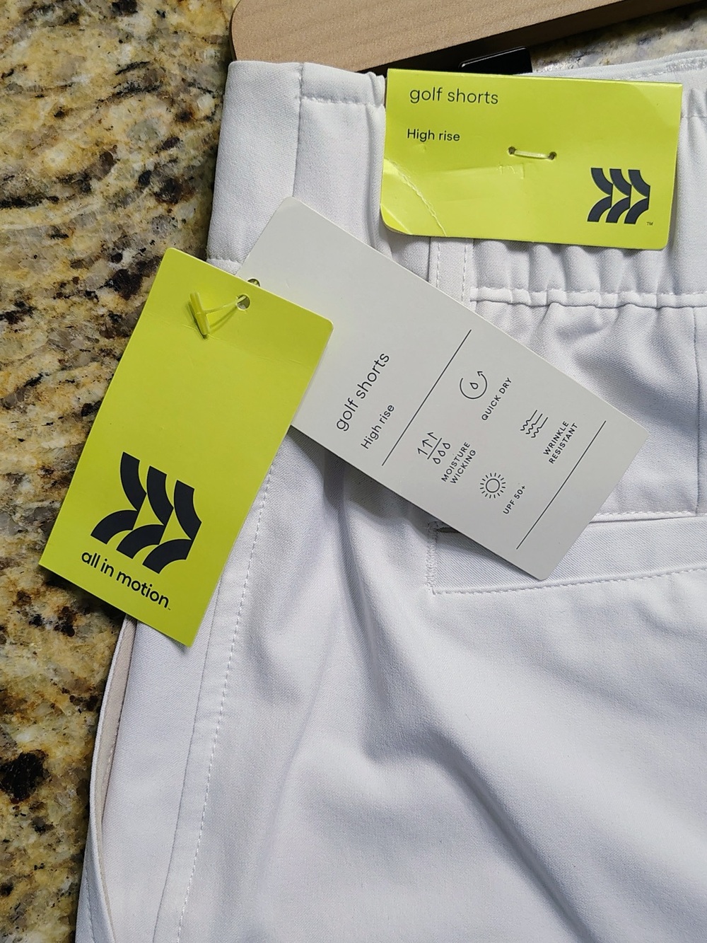 All In Motion Woven High-Rise Pleated Golf Shorts NWT - Picture 6 of 7